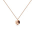 Solid 925 Sterling Silver Initial Alphabet Personalised Disc Necklace